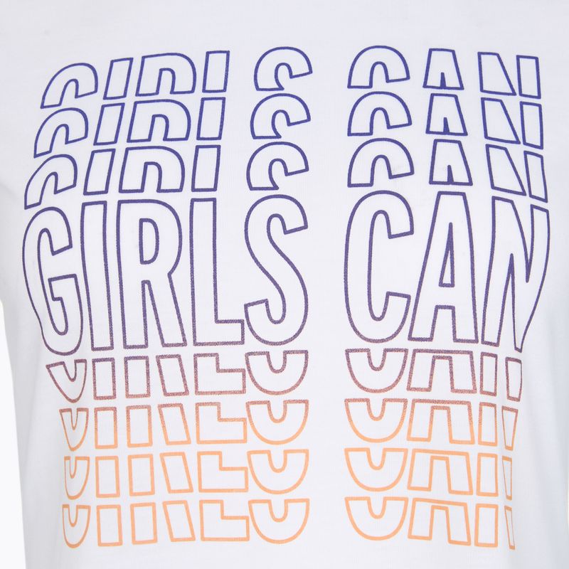 Блуза за бягане Brooks за Международния ден на жената - бяла/лилава/оранжева 4