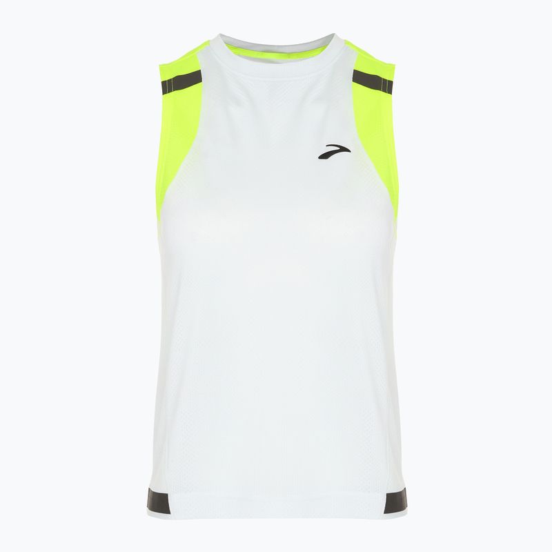 Дамска тениска за бягане Brooks Carbonite Tank icy grey/nightlife jacquard