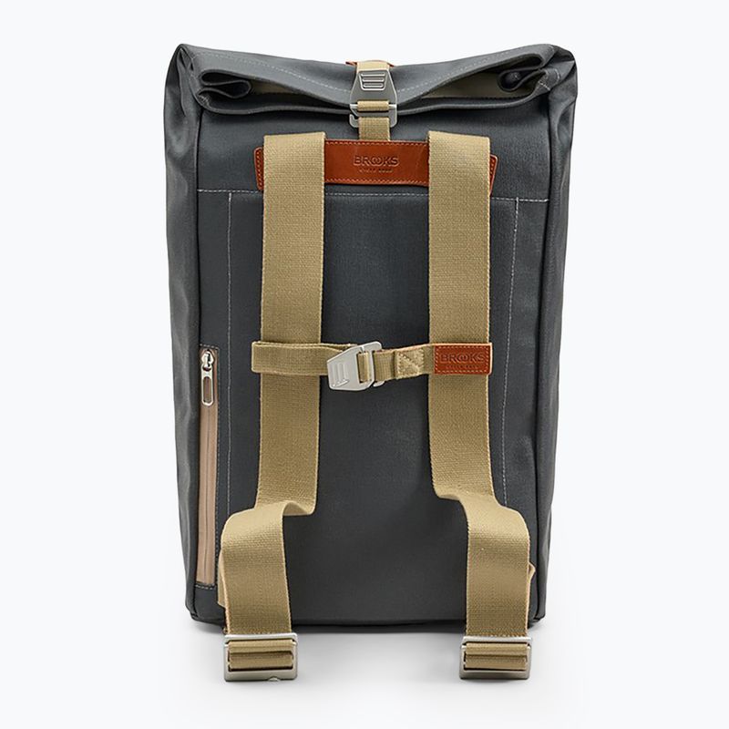 Градска раница Brooks England Pickwick Cotton Canvas 26 l grey/honey 3