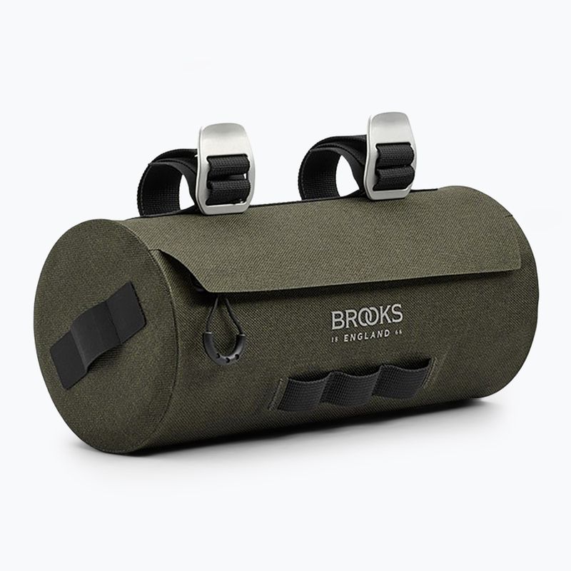 Чанта за кормило на велосипед Brooks England Scape Pouch 3 l mud green 2