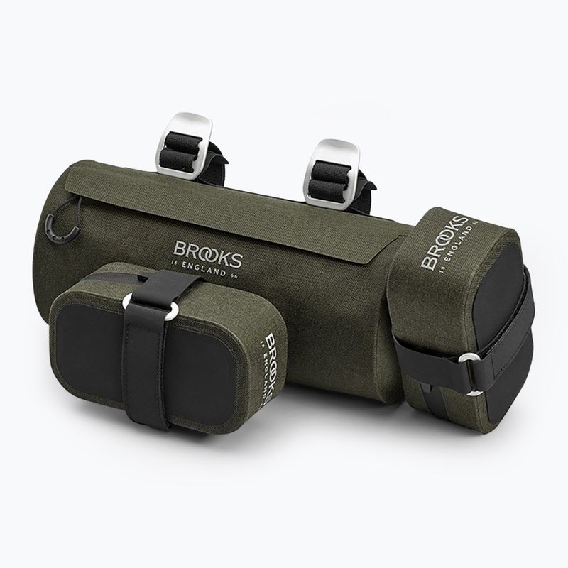 Чанта за кормило на велосипед Brooks England Scape Pouch 3 l mud green 5