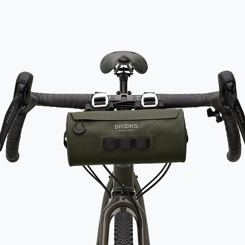 Чанта за кормило на велосипед Brooks England Scape Pouch 3 l mud green 6