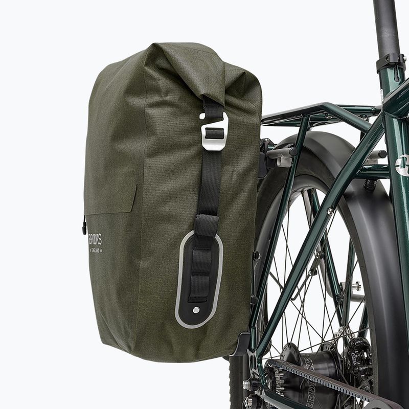Чанта за велосипед Brooks England Scape Pannier Large 18-22 l mud green 7