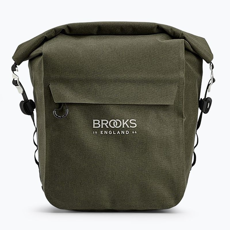 Чанта за велосипед Brooks England Scape Pannier Small 10-13 l mud green 2