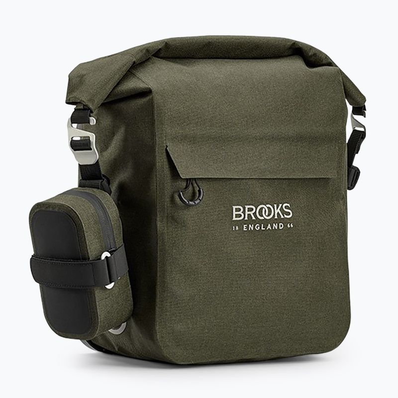Чанта за велосипед Brooks England Scape Pannier Small 10-13 l mud green 5