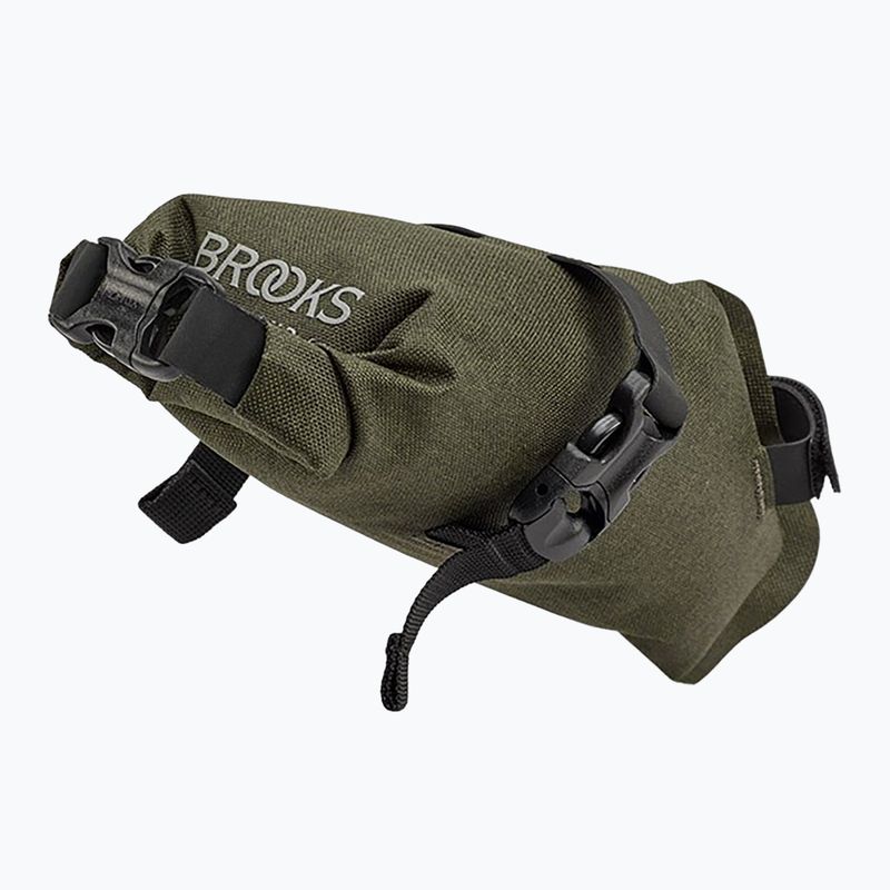 Чанта под седалката на велосипед Brooks England Scape Roll Bag 1 l mud green 3