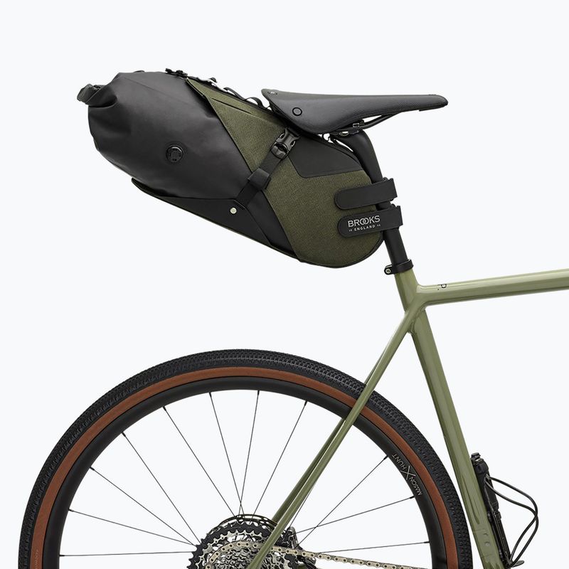 Чанта под седалката на велосипед Brooks England Scape Seat Bag 8 l mud green 8