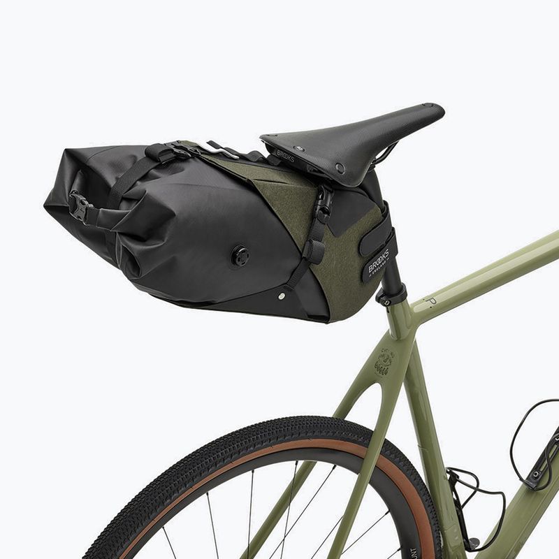 Чанта под седалката на велосипед Brooks England Scape Seat Bag 8 l mud green 9