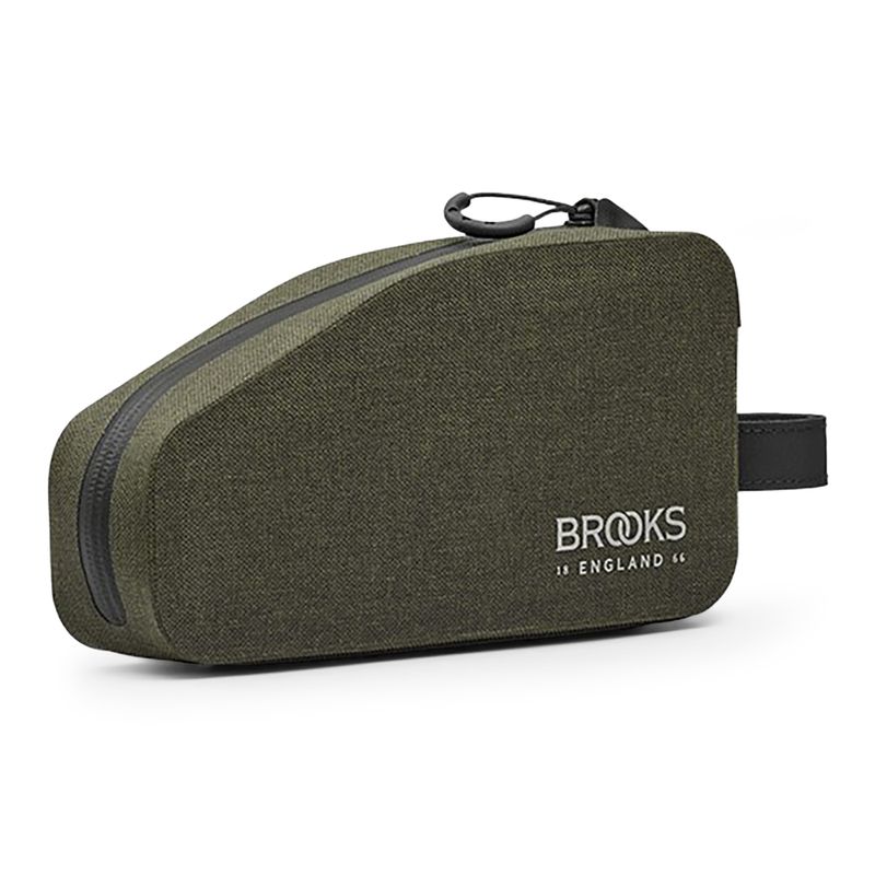 Чанта за рамка на велосипед Brooks England Scape Top Tube 0,9 l mud green