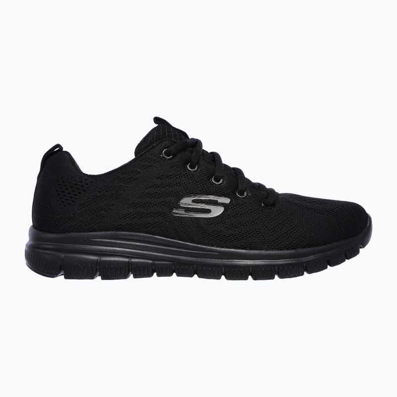 Дамски обувки за тренировка SKECHERS Graceful Свържете се с нас черно 7