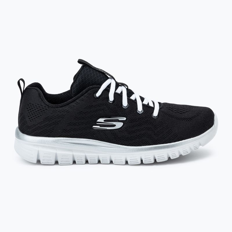 Дамски обувки SKECHERS Graceful Get Connected black/white 2