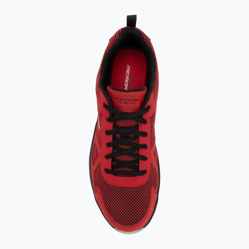 SKECHERS Track Bucolo червени/черни мъжки обувки за тренировка 5