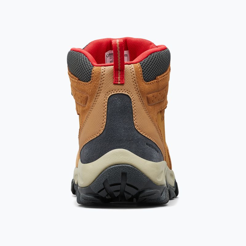 Columbia Newton Ridge Plus II Suede WP elk/mountain red мъжки ботуши за трекинг 13