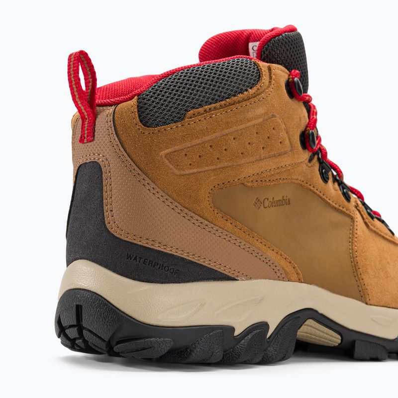 Columbia Newton Ridge Plus II Suede WP elk/mountain red мъжки ботуши за трекинг 9