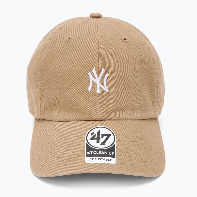 47 Марка MLB New York Yankees Базова шапка CLEAN UP каки 2
