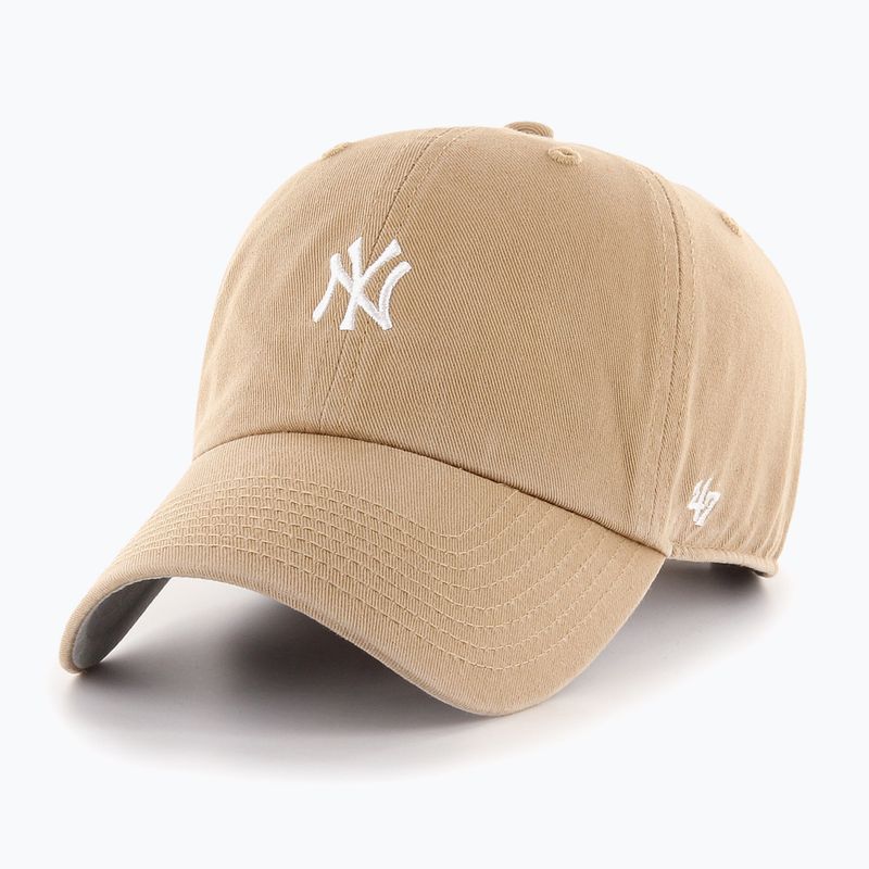 47 Марка MLB New York Yankees Базова шапка CLEAN UP каки