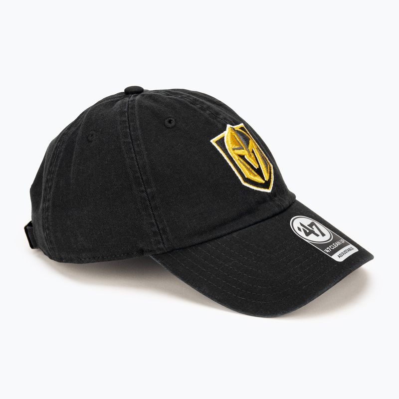 47 Марка NHL Vegas Golden Knights бейзболна шапка CLEAN UP черна