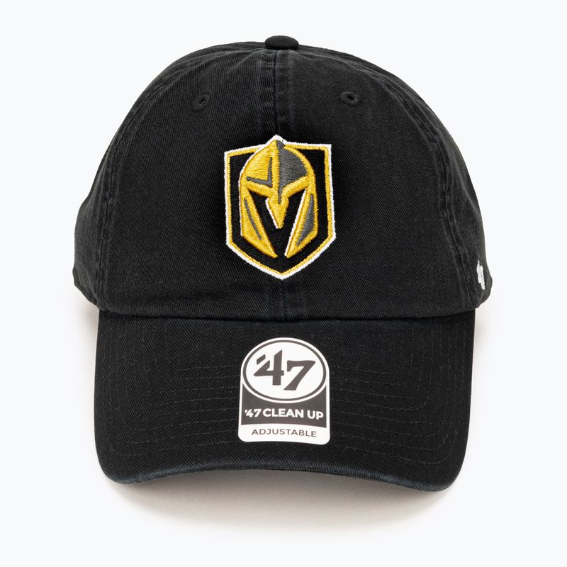 47 Марка NHL Vegas Golden Knights бейзболна шапка CLEAN UP черна 4