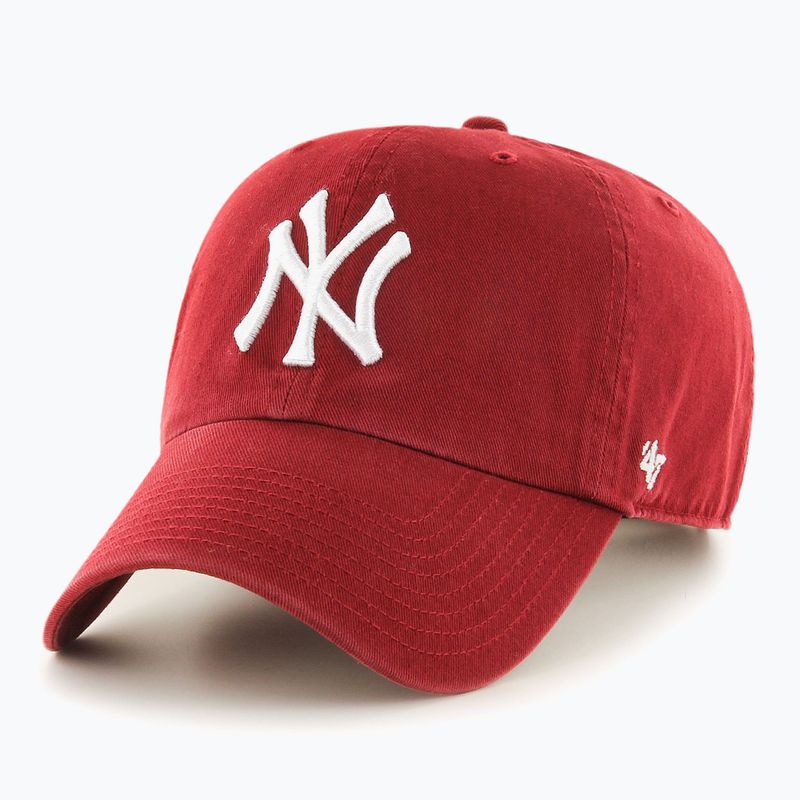 47 Марка MLB New York Yankees CLEAN UP бръснач червена бейзболна шапка 5