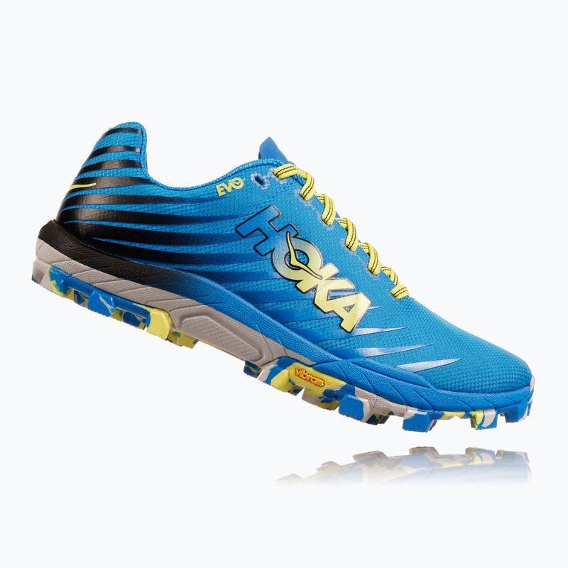 Мъжки обувки за бягане HOKA Evo Jawz cyan/citrus 8