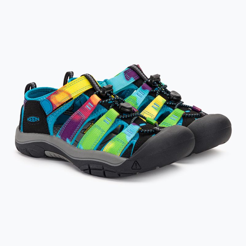 Детски сандали за трекинг KEEN Newport H2 rainbow tie dye 4