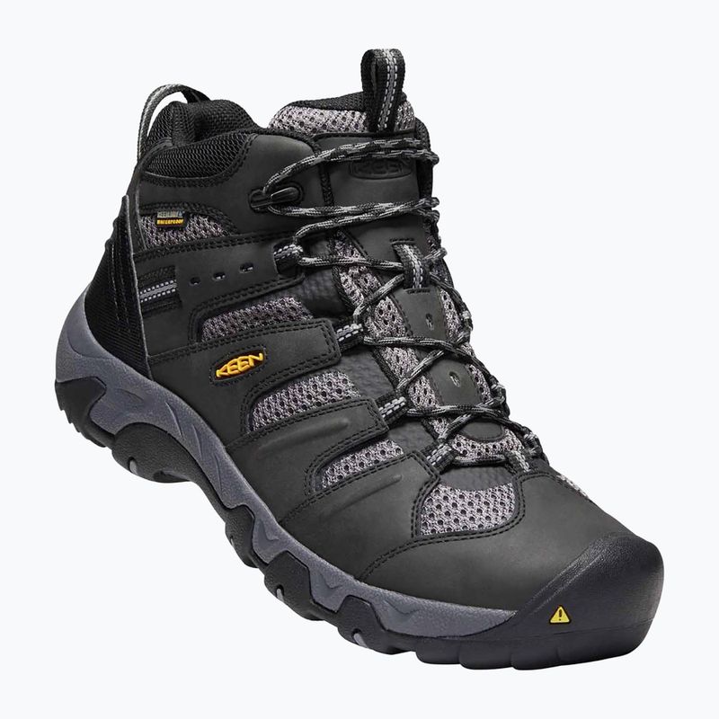Мъжки ботуши за трекинг KEEN Koven Mid WP black/steel grey 12