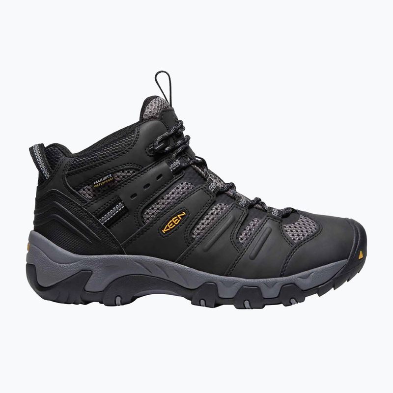 Мъжки ботуши за трекинг KEEN Koven Mid WP black/steel grey 13