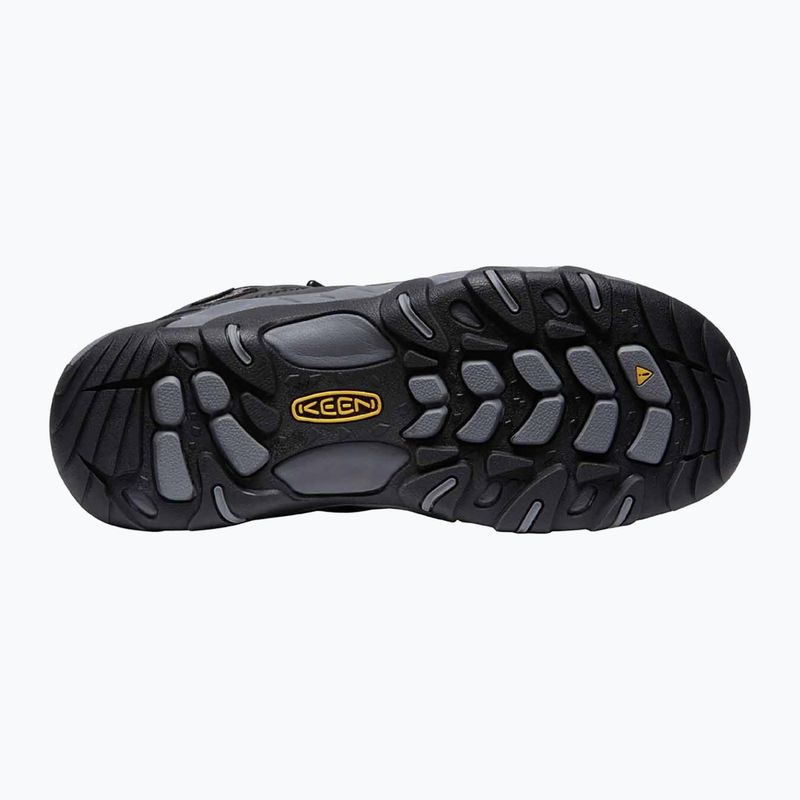 Мъжки ботуши за трекинг KEEN Koven Mid WP black/steel grey 14
