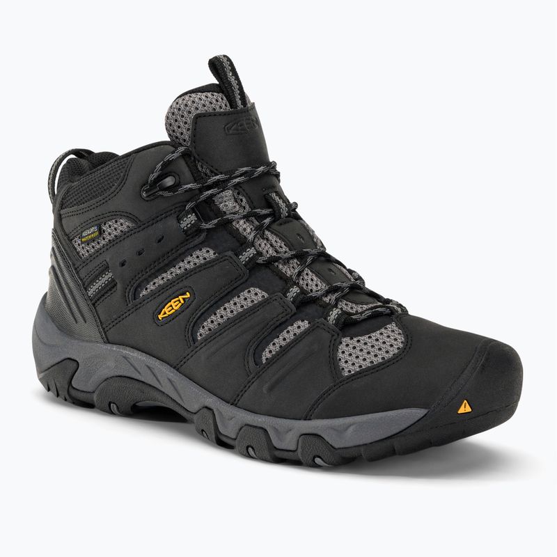 Мъжки ботуши за трекинг KEEN Koven Mid WP black/steel grey