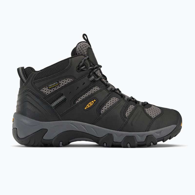 Мъжки ботуши за трекинг KEEN Koven Mid WP black/steel grey 2