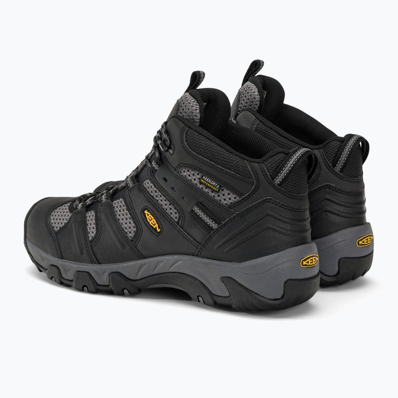 Мъжки ботуши за трекинг KEEN Koven Mid WP black/steel grey 3