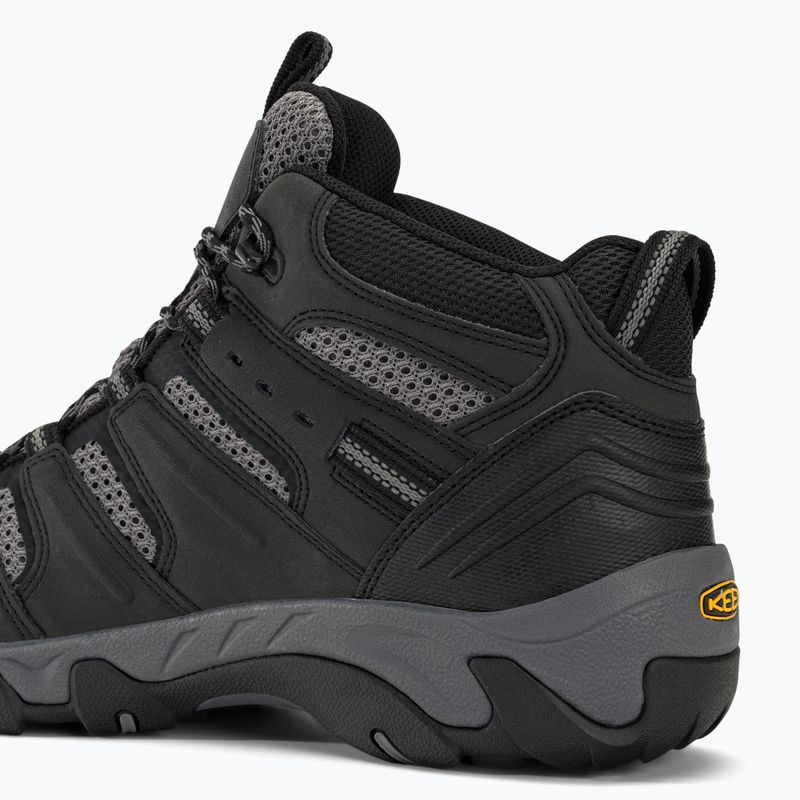 Мъжки ботуши за трекинг KEEN Koven Mid WP black/steel grey 10
