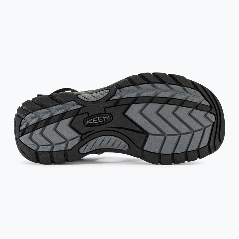 Мъжки сандали KEEN Rapids H2 за трекинг черно/стоманено сиво 5