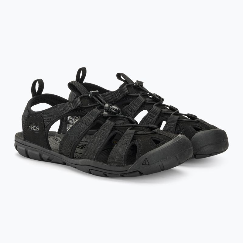 KEEN Clearwater CNX мъжки сандали за трекинг тройно черно 4