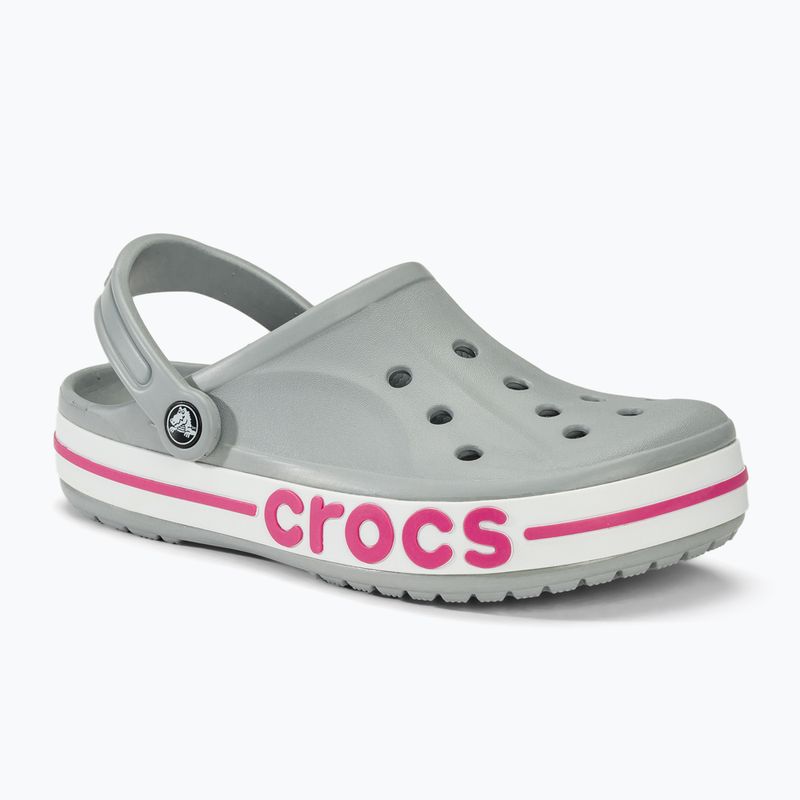 Джапанки Crocs Bayaband Clog light grey/candy pink