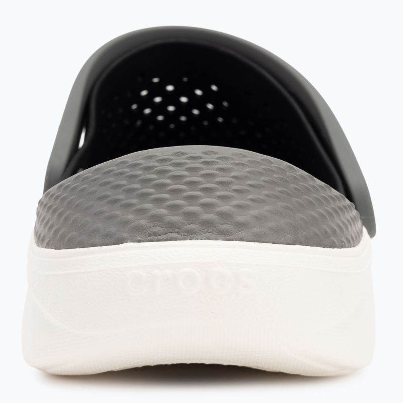 Джапанки Crocs LiteRide Clog black/smoke 7