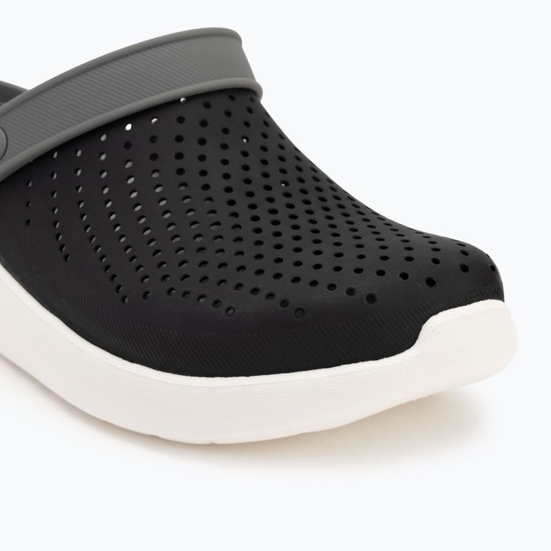 Джапанки Crocs LiteRide Clog black/smoke 8