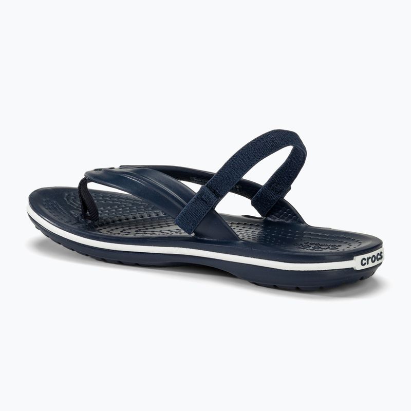 Детски джапанки Crocs Crocband Strap Flip navy 3