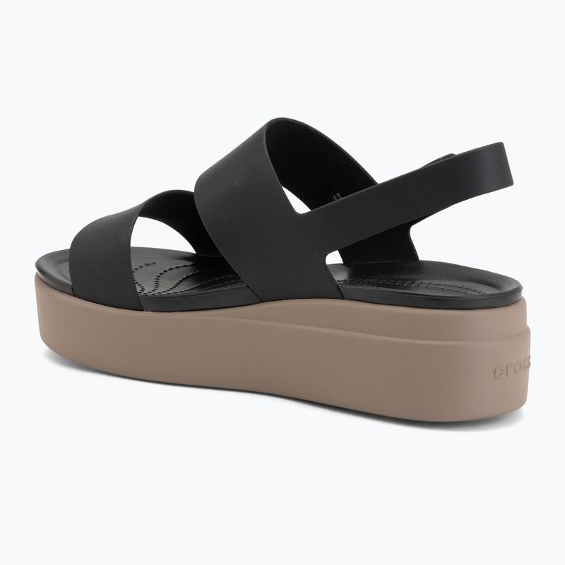 Дамски сандали  Crocs Brooklyn Low Wedge black/mushroom 3