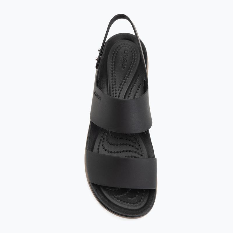 Дамски сандали  Crocs Brooklyn Low Wedge black/mushroom 5