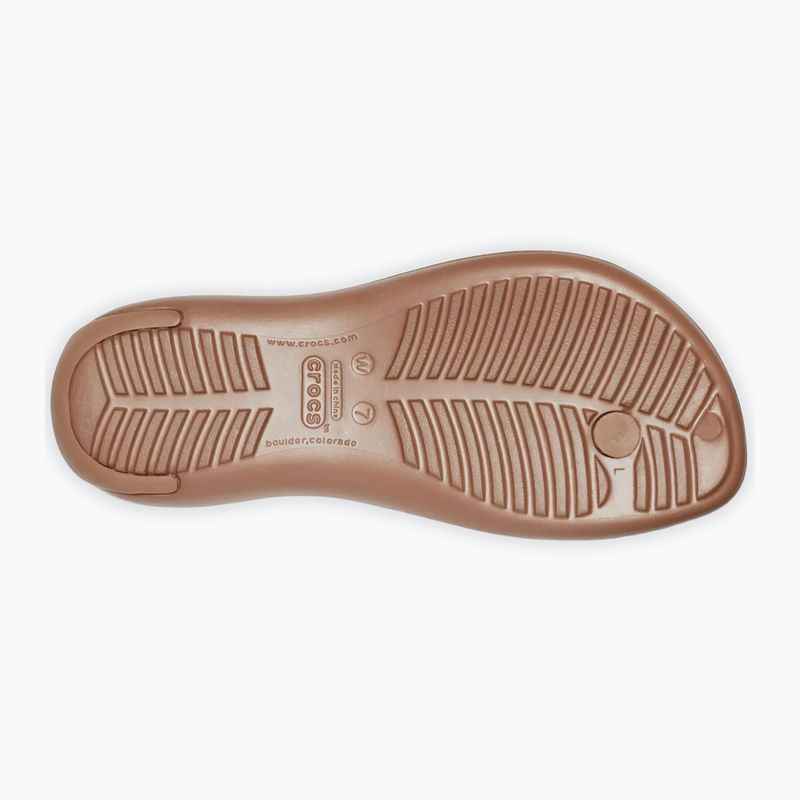 Дамски джапанки Crocs Sexi Flip bronze 10