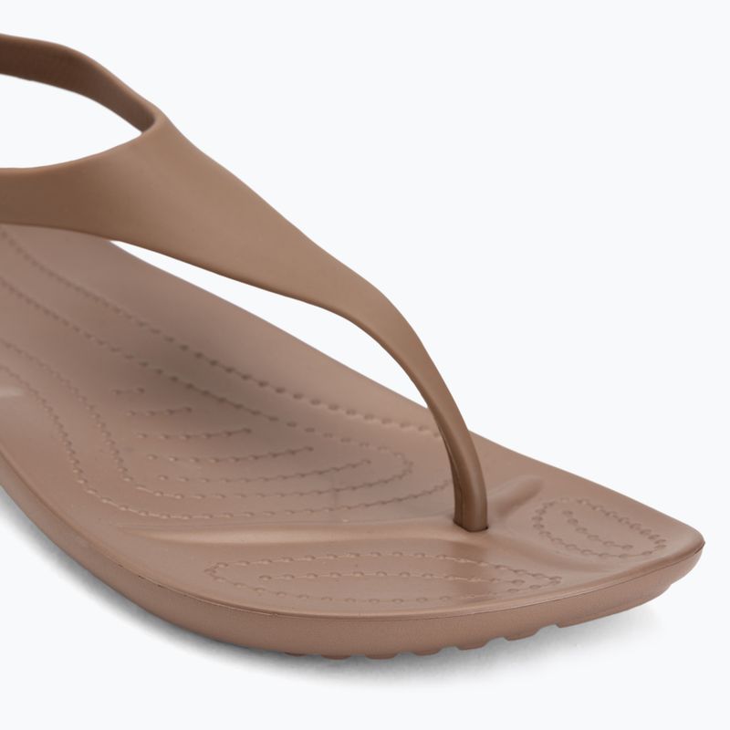 Дамски джапанки Crocs Sexi Flip bronze 7