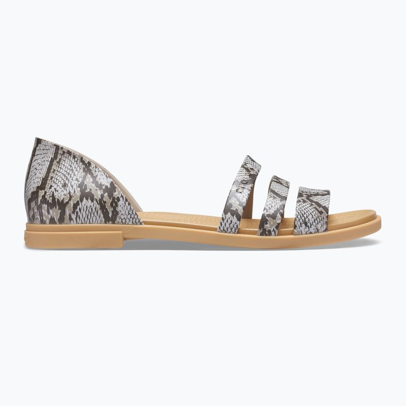 Дамски сандали Crocs Tulum Open Flat mushroom/stucco 9