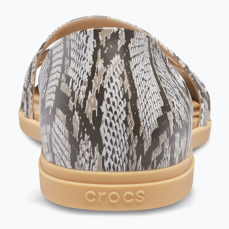 Дамски сандали Crocs Tulum Open Flat mushroom/stucco 11