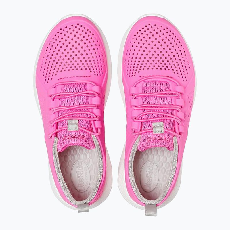 Детски обувки Crocs LiteRide Pacer electric pink/white 11