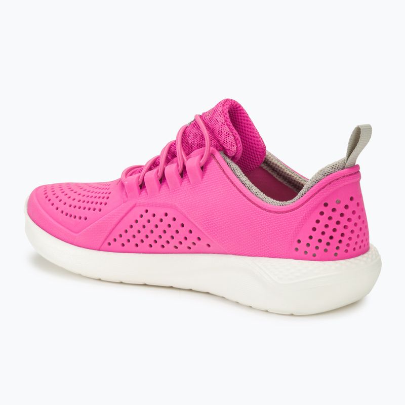 Детски обувки Crocs LiteRide Pacer electric pink/white 3