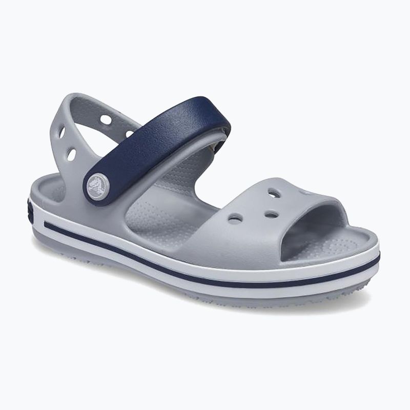 Детски сандали Crocs Crockband Kids Sandal light grey/navy 8