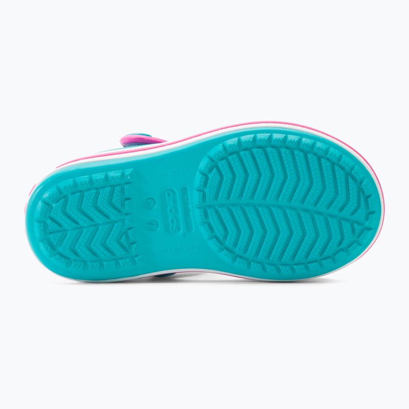 Детски сандали Crocs Crockband digital aqua 5