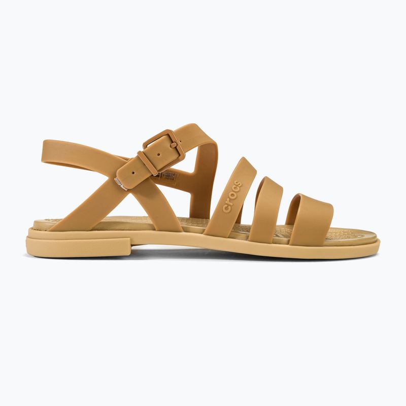 Дамски сандали Crocs Tulum dark gold 2