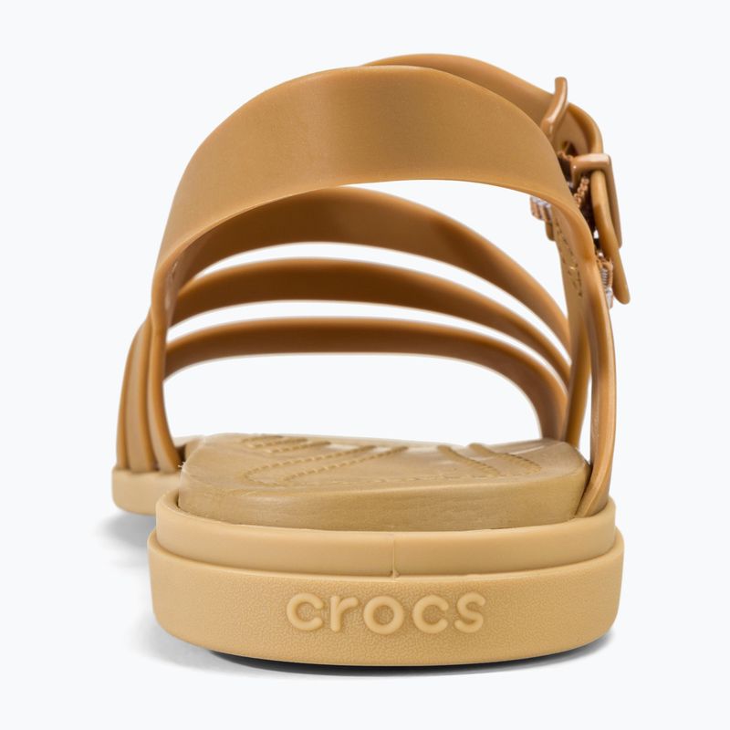 Дамски сандали Crocs Tulum dark gold 6